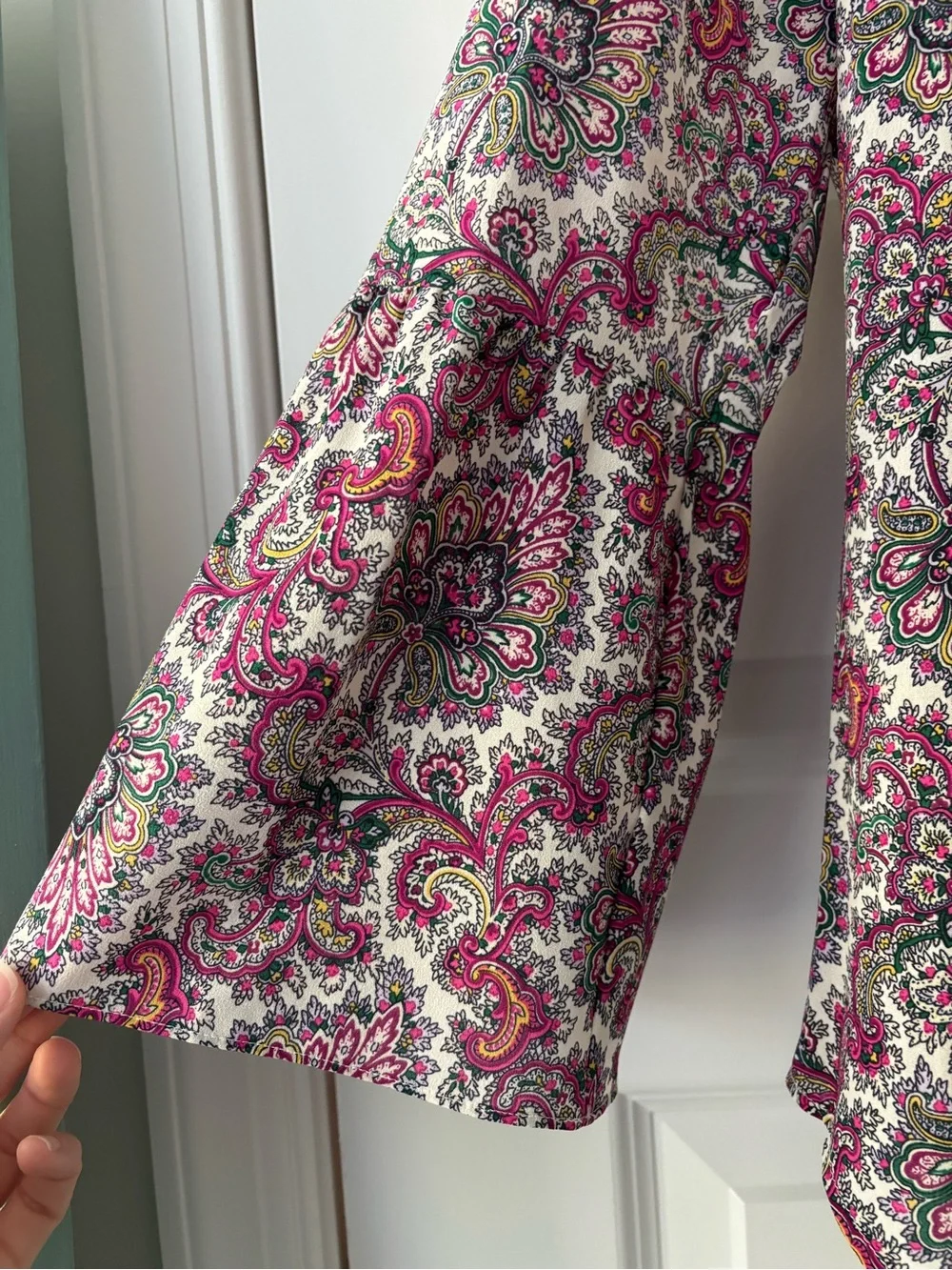 J.Crew Size XS Paisley Floral Print Blouse